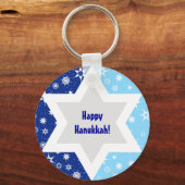 Star von David Snowflake Schlüsselanhänger (Vorderseite)