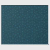 Star von David Snowflakes Geschenkpapier (Flach)