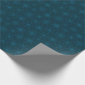Star von David Snowflakes Geschenkpapier (Ecke)
