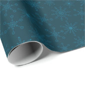 Star von David Snowflakes Geschenkpapier (Rolleneckpunkt)