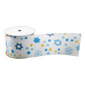 Star von David Snowflakes Satinband (Spule)