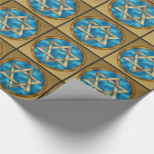 Star von David - SRF Geschenkpapier (Ecke)