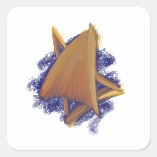 Star von David Stickers (Vorderseite)