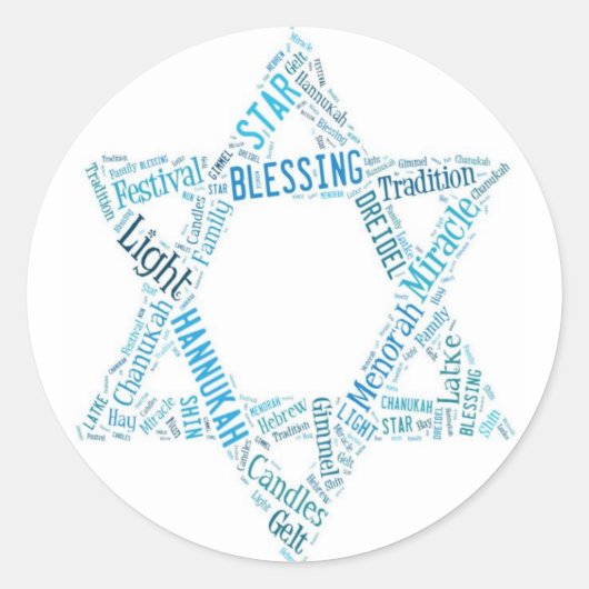 Star von David Stickers (Vorderseite)