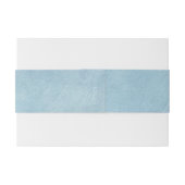 Star von David Theme Blue und Gold jüdisch Einladungsbanderole (Rückseitenbeispiel)