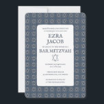 Star von David Tiles Custom Bar Mitzvah B'nai Bat Einladung<br><div class="desc">Perfekte Karte, um eine Bar mitzvah, Fledermausmitzvah oder andere jüdische Feier anzukündigen! Handgemachte Kunst für Sie! Vollständig anpassbar! Klicken Sie auf "Personalisieren" oben, um den Text zu bearbeiten. Klicken Sie auf "Bearbeiten mit dem Design-Tool", um die Schriftart, Farben und Platzierungen anzupassen und das Design auf der Rückseite zu löschen, wenn...</div>