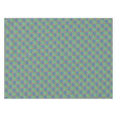 Star von David Turquoise fine Tischdecke (Vorderseite (Horizontal))