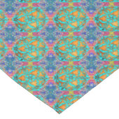 Star von David Turquoise fine Tischdecke (Schrägansicht)