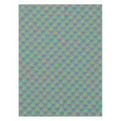 Star von David Turquoise fine Tischdecke (Vorderseite)