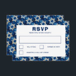 Star von David Watercolor Custom Bar Bat Mitzvah RSVP Karte<br><div class="desc">Perfekte RSVP Karte für eine Fledermausmitzvah, Bar mitzvah oder andere jüdische Feier! Vollständig anpassbar! Klicken Sie auf "Personalisieren" oben, um den Text zu bearbeiten. Klicken Sie auf "Bearbeiten mit dem Design-Tool", um die Schriftart, Farben und Platzierungen anzupassen und das Design auf der Rückseite zu löschen, wenn Sie es vorziehen. Auch...</div>