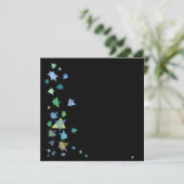 Star von David Wedding Einladung Bar Bat Mitzvah (Stehend Vorderseite)