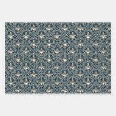 Star von Wonder Mandala Krippe Art Deco Scallops Geschenkpapier Set (Vorderseite 3)