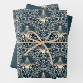 Star von Wonder Mandala Krippe Art Deco Scallops Geschenkpapier Set (Beispiel)