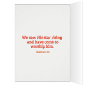 Star von Wonder Xmas Christliche Kunst & Bibel Ver (Innen (Links))