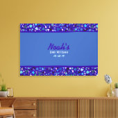 STAR WALL Bar Bat Mitzvah Unterschrift an Bord Leinwanddruck (Insitu (Wohnzimmer))