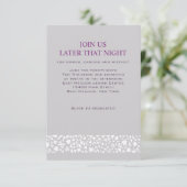 STAR WALL Jüdische Hochzeitsempfangskarte Party Einladung (Stehend Vorderseite)