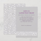 STAR WALL Jüdische Hochzeitsempfangskarte Party Einladung (Vorne/Hinten)