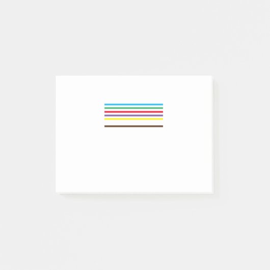 Star Wars Lightsaber Minimale Gestaltung Post-it Klebezettel (Vorderseite)