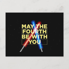 Star Wars Tag Grußkarte (4. Mai) Postkarte