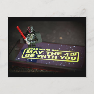 Star Wars Tag Grußkarte (4. Mai) Postkarte