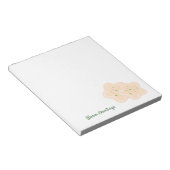 Star Weihnachtscookies Notepad Notizblock (angewinkelt)