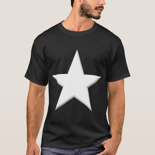 Star - Weiß T-Shirt (Vorderseite)