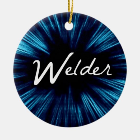 Star Welder Keramik Ornament (Vorne)