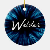 Star Welder Keramik Ornament (Hinten)