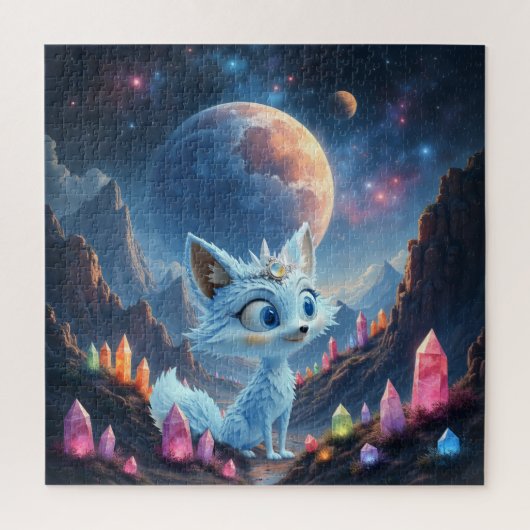 Star Whisper Fox – Keeper of Crystal Light.  Puzzle (Vertikal)