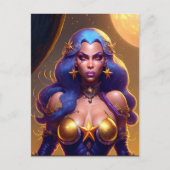 Star Witch Postkarte (Vorderseite)