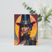 Star Witch Postkarte (Stehend Vorderseite)
