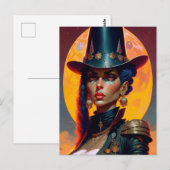 Star Witch Postkarte (Vorne/Hinten)
