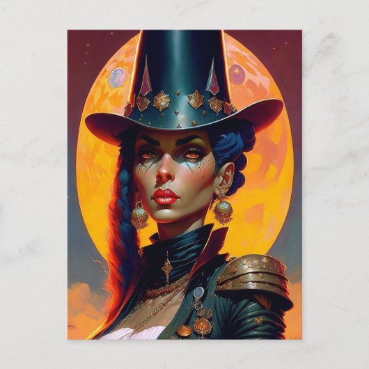 Star Witch Postkarte (Vorderseite)