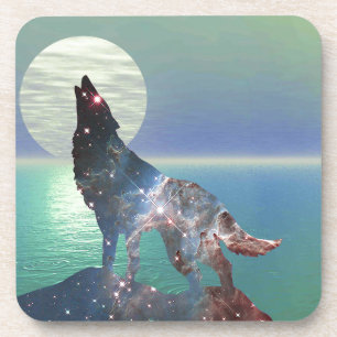 Star Wolf Getränkeuntersetzer