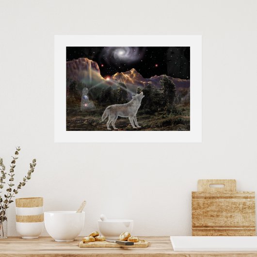 Star Wolf Poster (Küche)