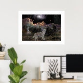 Star Wolf Poster (Heimbüro)