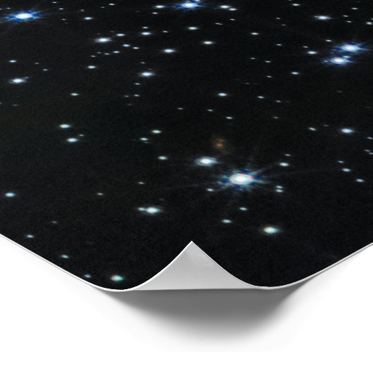 Star Wolf-Rayet 124 (WR 124) NIRCam und MIRI Image Poster (Ecke)