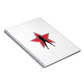 Star Woman Spiral Notebook Notizblock (Rechte Seite)