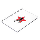 Star Woman Spiral Notebook Notizblock (Linke Seite)