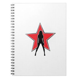 Star Woman Spiral Notebook Notizblock