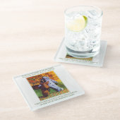 STAR WONDER Glass Drink Untersetzer + Texte (Schrägansicht)