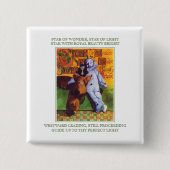 STAR WONDER Square Button Button + Texte (Vorderseite)