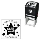 Star Work Teachers Inspiration Briefmarke Permastempel (Beispiel)