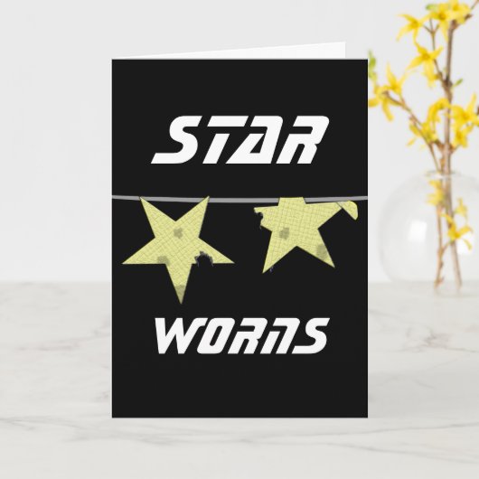 Star Worns Spaß Karte (Gelbe Blume)