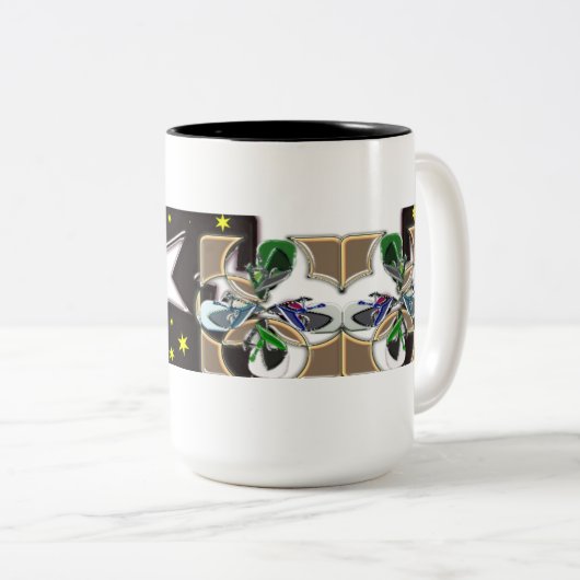 Star Zweifarbige Tasse (VorderseiteRechts)