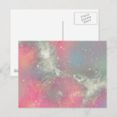 Starbabe Nebula Pastel Postkarte (Vorne/Hinten)
