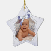 Starbaby First Christmas Foto Ornaments Keramik Ornament (Links)
