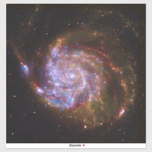 Starbirth im Pinwheel: M101 Galaxy Aufkleber (Blatt)