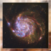Starbirth im Pinwheel: M101 Galaxy Fensteraufkleber (Blatt 2)