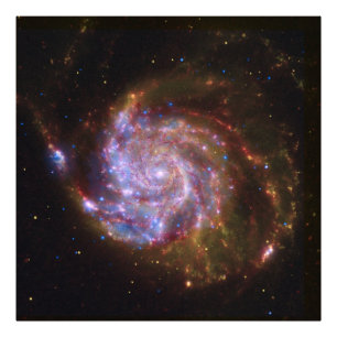 Starbirth im Pinwheel: M101 Galaxy Fotodruck